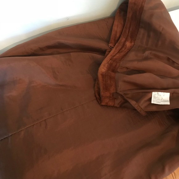 Bagatelle Suede Leather Skirt Size 10 - Picture 5 of 6